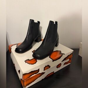 Donald J Pliner Black Ankle Boots